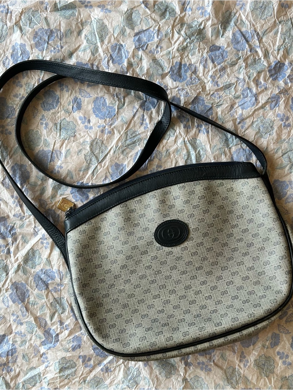 Vintage 1970s Gucci Micro GG Supreme Shoulder Bag